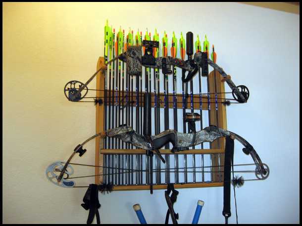 Archery Bow Rack Plans