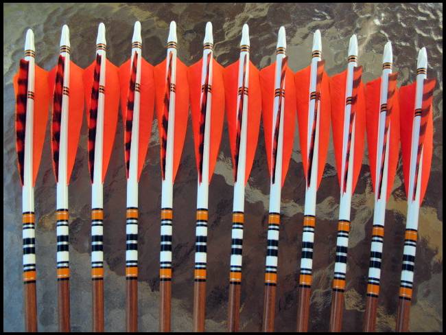 Custom fletched arrow pictures!!!